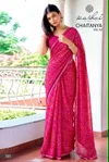 Chaitanya Vol 3 By Kashvi Georgette Bandhani Bandhej Sarees 